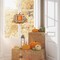 Fall Football Door Sign Wooden Pumpkin Football Hanging Decor – Autumn Farmhouse Front Door Hanger, Rustic Thanksgiving Porch Wall Plaque Seasonal Home Outdoor Decoration